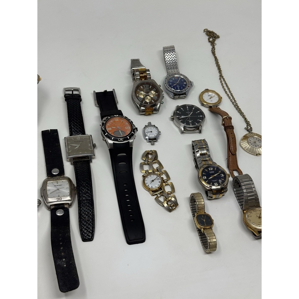 15 Watch Lot Invicta Casio Timex Vostok Tommy Bahama Parts Repair Untested - Picture 16 of 16